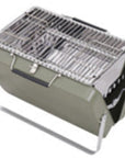 Portable Camping BBQ Folding Cooking Charcoal Coal Stainless Steel Grill