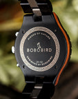 Luxury Wooden Chronograph Watch for Men - Premium Wooden Timepiece
