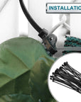 Faux Ivy Privacy Fence Shade Cloth Backing 120"L x 40"H 33SQ FT