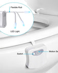 Toilet night light Motion sensor toilet light LED toilet bowl light Bathroom night light Toilet seat light Illuminated toilet light Color-changing toilet light Toilet bowl motion sensor light Night light for toilet Automatic toilet light