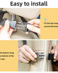 Car Backseat Organizer with Touch Screen Tablet Holder