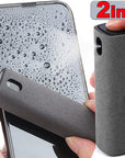 "2in1 Screen Cleaner Spray Bottle Set with a dual-action spray and microfiber cloth for cleaning iPhone, iPad, and other device screens, providing streak-free and spotless results