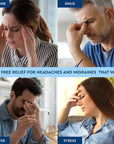 Hot & Cold Gel Therapy Headache Migraine Relief Cap