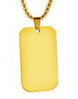 Classic Military Necklace | Timeless Men’s Jewelry with Personalized Dog Tags