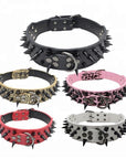 Spiked Studded Leather Collars