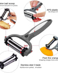 Kitchen peeler Multifunctional peeler Vegetable peeler Fruit peeler Julienne slicer Kitchen utensil Culinary tool Cooking accessory Kitchen gadget Peel, slice, julienne