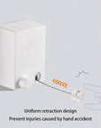Punch-Free Retractable Clothesline