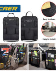 Car Backseat Organizer with Touch Screen Tablet Holder