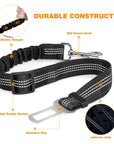 Upgraded adjustable dog seat belt Dog car safety belt with enhanced features Adjustable pet seatbelt for vehicles Improved dog restraint for car travel Upgraded canine seat belt with adjustability Enhanced safety harness for dogs in cars Adjustable dog car tether for improved security Upgraded pet travel restraint with customization Improved dog seat belt for vehicle safety Adjustable car safety harness for dogs