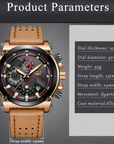 Lige Smart Watch – Affordable Luxury Men’s Fitness & Fashion Digital Watches