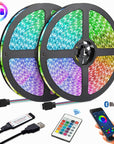 Bluetooth control RGB strip lights Smartphone controlled LED strips Customizable RGB lighting effects Dynamic LED strip lights Multicolor LED tape lights App-controlled RGB light strips Smart LED strip lighting Wireless RGB strip lights Mood lighting for home Ambiance-enhancing LED strips