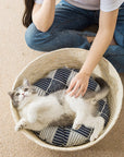 Cat Straw Bed