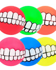 Pet Ball Teeth Silicon Chew Toys for Large Breeds