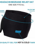 Hot & Cold Gel Therapy Headache Migraine Relief Cap