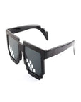 Urban-inspired sunglasses Retro pixelated sunglasses Streetwear sunglasses Bold statement eyewear Thug Life style shades Hip-hop culture sunglasses Attitude-packed sunglasses 8-bit pixel sunglasses Edgy urban eyewear Iconic street style sunglasses