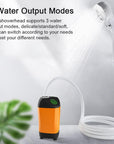 Portable Rechargeable Shower Set