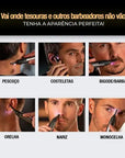 High precision cordless beard trimmer, perfect for all beard styles and maintaining facial hair with minimal effort