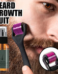 Beard oil roller set Beard grooming essentials Premium beard care set Nourishing beard oil kit Convenient beard oil roller Softening beard oil set Beard maintenance tools Easy-to-use beard oil applicator Hydrating beard oil kit Complete beard grooming solution A sleek bottle of premium beard growth oil designed to nourish and stimulate beard growth, infused with essential vitamins.