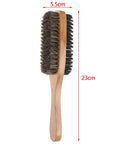 Best Boar Bristle Brush with Wooden Handle for Hair and Beard Styling