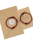 Stylish boho-inspired handmade rope bracelets for couples with minimalist design and magnetic features.