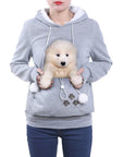 A soft, comfortable cat hoodie with playful ear accents on the hood, designed for cat lovers and their pets.