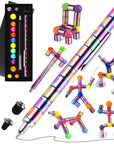 A pen that combines practical use with soothing magnetic fidgeting to reduce stress.