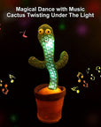 An engaging toy that combines music, movement, and voice mimicry to captivate children and adults."
