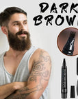 Beard enhancer brush pen kit Beard grooming pen set Facial hair enhancement kit Beard care brush pen kit Beard defining pen set Grooming essentials for beards Beard styling brush pen kit Beard enhancement tools Complete beard grooming set Professional beard care kit