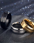 A stunning electroplated gold ring featuring an elegant, durable finish perfect for daily wear