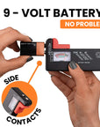 Battery tester checker Universal battery tester Battery health checker Portable battery tester Digital battery checker Battery diagnostic tool Battery capacity tester Universal battery analyzer Battery voltage checker Battery testing device
