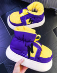 Warm Plush Slippers | Cozy Indoor Winter House Shoes | Fleece Lined Memory Foam Slippers