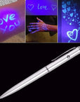 UV light ballpoint pen Invisible ink pen with UV light Secret message pen with ultraviolet light UV flashlight pen for hidden messages Ballpoint pen with invisible ink and UV light Spy pen with ultraviolet ink UV marker pen for covert communication Invisible ink pen with UV flashlight Secret message pen with blacklight UV light writing pen for clandestine notes