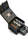 Gentleman's cigar aficionado set Cigar lover's gift set Premium cigar accessories Cigar cutter and lighter set Cigar aficionado essentials Luxury cigar gift set Cigar enthusiast's collection Cigar accessories gift set Cigar aficionado starter kit Grooming and cigar set for men