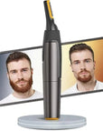 Professional-grade beard grooming tool for men, featuring long battery life and self-sharpening blades for easy beard trimming.