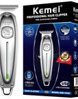 Mens Lithium Beard Trimmer with adjustable length settings, waterproof design, and self-sharpening blades for precision grooming.