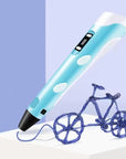 3D pen Children's art supplies Creative tools for kids Child-friendly 3D printing Educational toys Kids' crafts Artistic gadgets for children Hands-on learning Safe art tools for kids Innovative toys for creativity