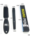 Beard shaping kit Precision beard grooming set Professional beard shaping tools Beard grooming essentials Symmetrical beard shaping kit Beard sculpting tools Complete beard grooming set Beard shaping accessories Beard maintenance kit Precise beard grooming solution Precision Beard Shaping Stencil paired with essential Beard Trimmer Accessories for achieving barber-quality results and sharp beard edges