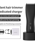 This image showcases a high-quality electric shaver with stainless steel blades, perfect for beard grooming and precise trimming for all facial hair types.