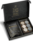 Gourmet gift set Whiskey stones and coffee set Whiskey lover's gift set Bourbon barrel aged coffee Premium coffee and whiskey stones set Gourmet whiskey and coffee gift set Bourbon-infused coffee gift set Whiskey stones and gourmet coffee set Luxury whiskey and coffee gift set Coffee lover's whiskey gift set