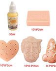 A realistic pimple popping squishy toy made from non-toxic TPE material, featuring 11 holes for stress relief