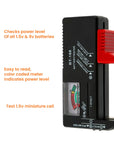 Battery tester checker Universal battery tester Battery health checker Portable battery tester Digital battery checker Battery diagnostic tool Battery capacity tester Universal battery analyzer Battery voltage checker Battery testing device