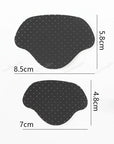 Sneaker heel protectors applied inside sneakers, preventing heel damage and adding extra cushion for comfort