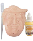 A realistic pimple popping squishy toy made from non-toxic TPE material, featuring 11 holes for stress relief.