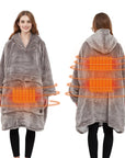 An oversized, cozy Winter Lazy Hoodie with a hooded sweatshirt design for winter comfort and fashion