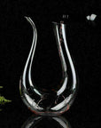 Crystal U-shaped 1500ml Wine Decanter