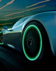 Fluorescent Night Glowing Valve Caps