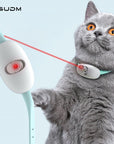 Automatic laser toy for cats Interactive cat toy collar Laser beam cat collar Hands-free cat entertainment Adjustable laser settings Safe laser toy for cats Auto laser chase collar Engaging cat exercise collar Stimulating cat playtime device Convenient cat entertainment solution