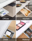 Under desk secret drawer Hidden desk drawer Under table storage compartment Concealed desk organizer Under desk sliding drawer Secret compartment for desk Hidden office drawer Underneath desk storage solution Covert desk accessory Under desk hidden compartment