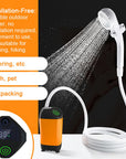 Portable Rechargeable Shower Set