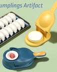 Dumpling and pastry maker Dual-purpose kitchen tool Dumpling press and pastry sealer Multi-functional dumpling gadget Versatile dough shaping tool Homemade dumpling machine Dumpling mold with pastry seal Kitchen utensil for dumplings Convenient dumpling and pastry maker Dumpling press for homemade treats